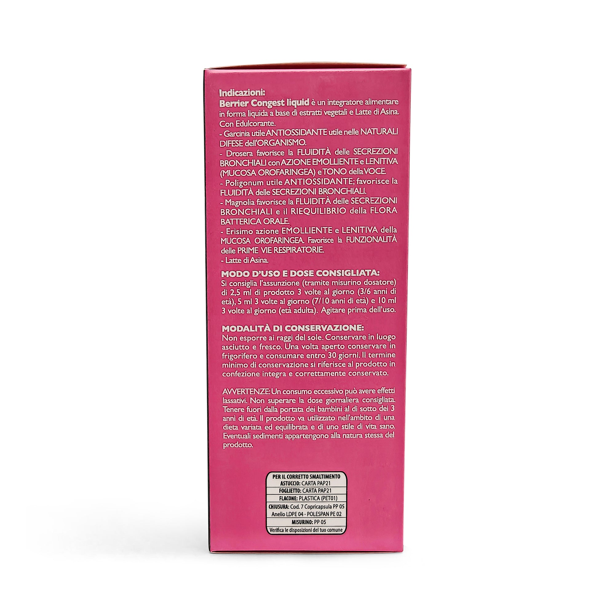 Berrier Congest – Natural Syrup for Cough, Congestion & Respiratory Relief